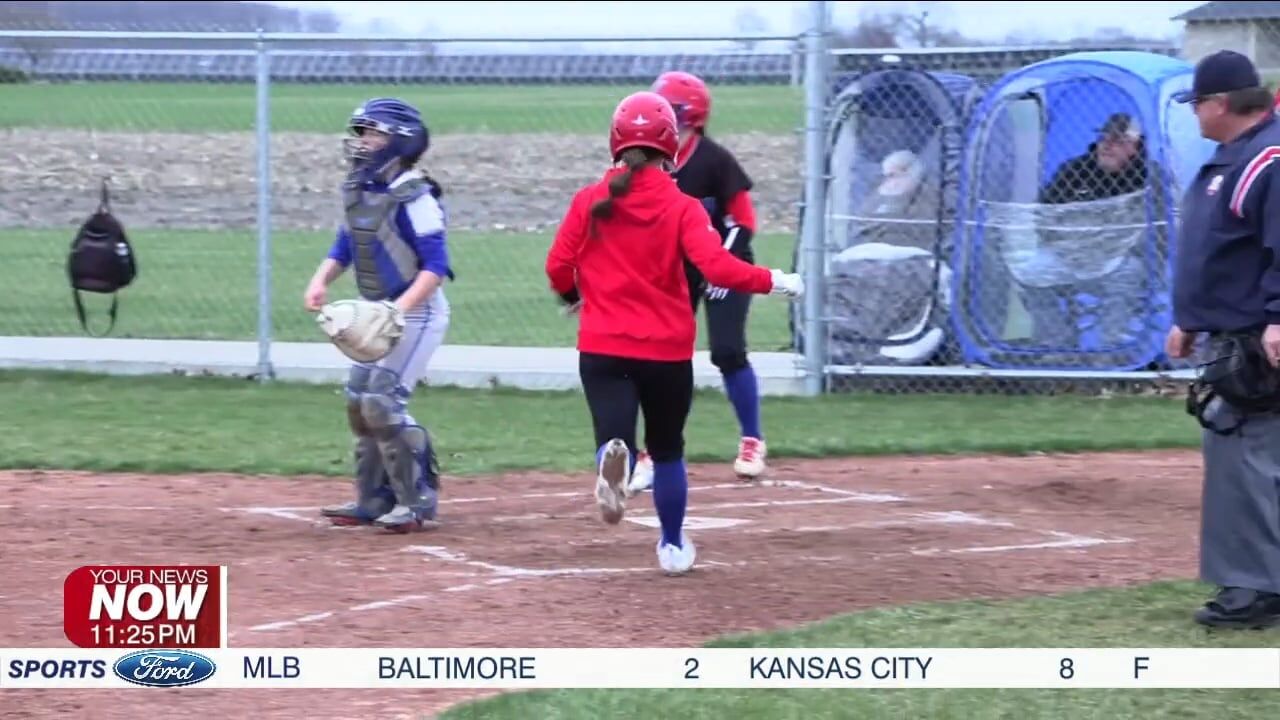 Miller City holds off Crestview rally to win 8–7 in softball showdown